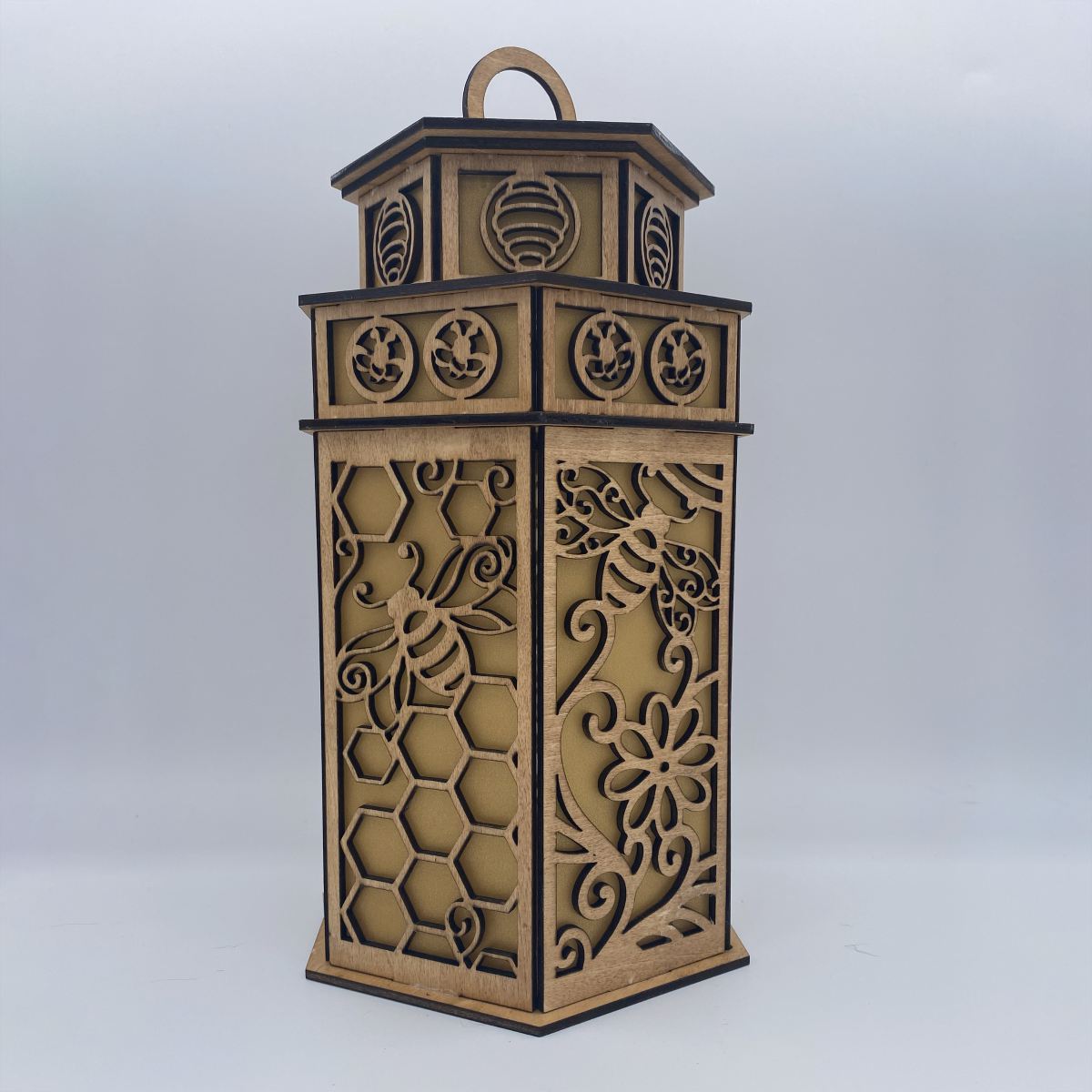 Honeybees with Flora Tower Cupola design Lantern