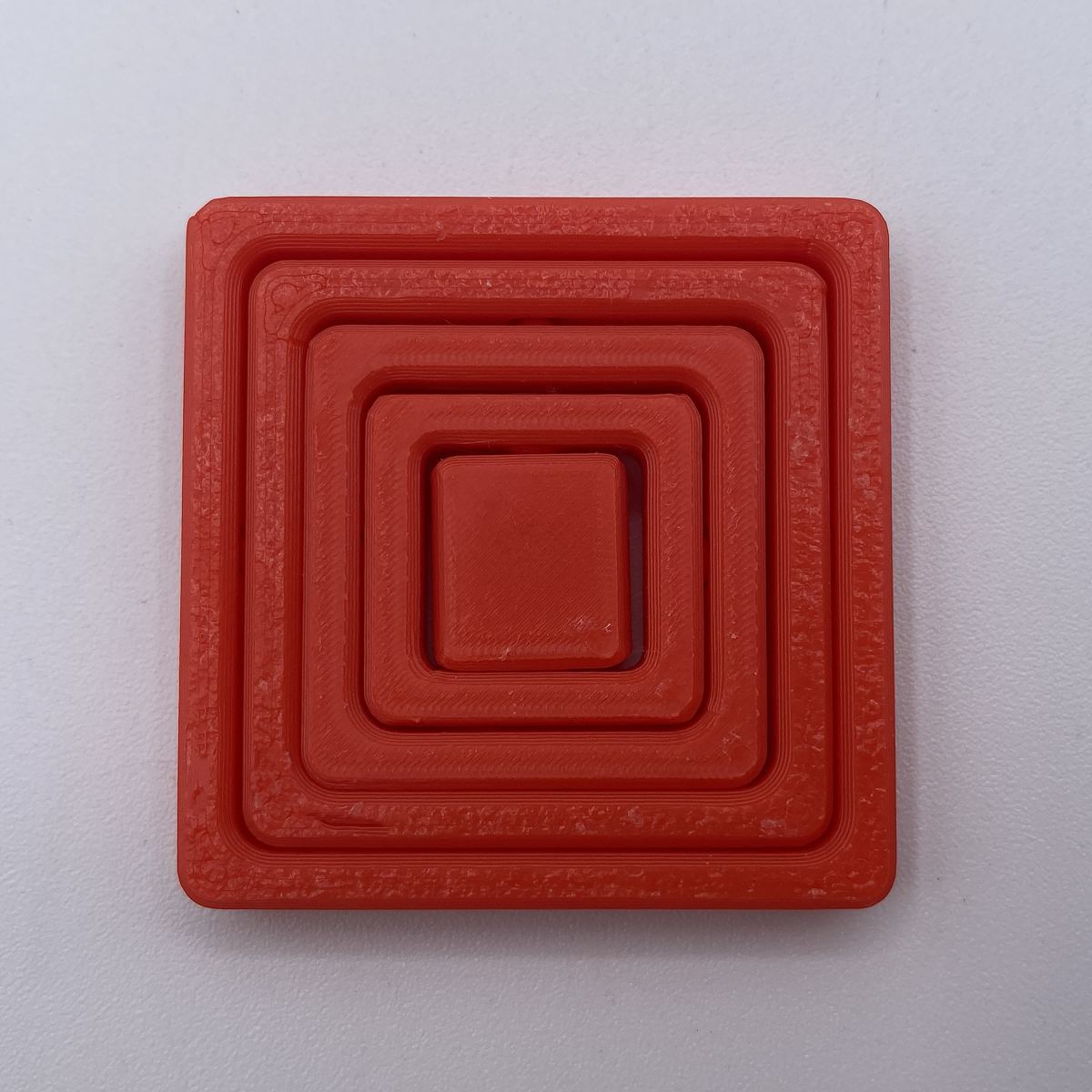 Square gyro spinner fidget 3D printed sensory toy