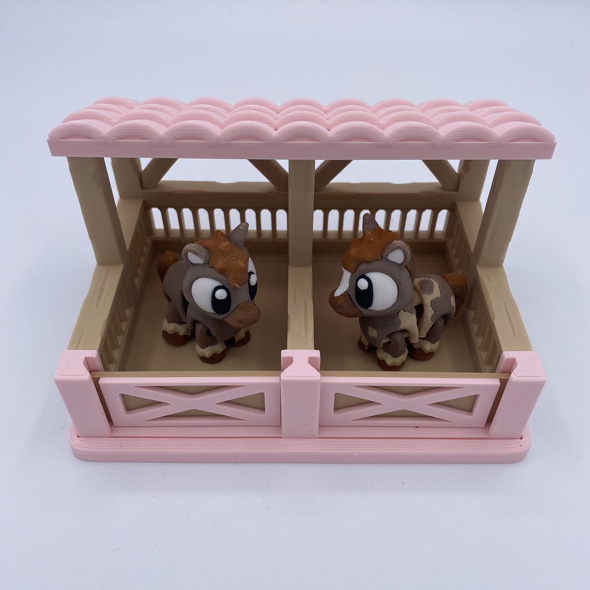 Stable with Horses Playset