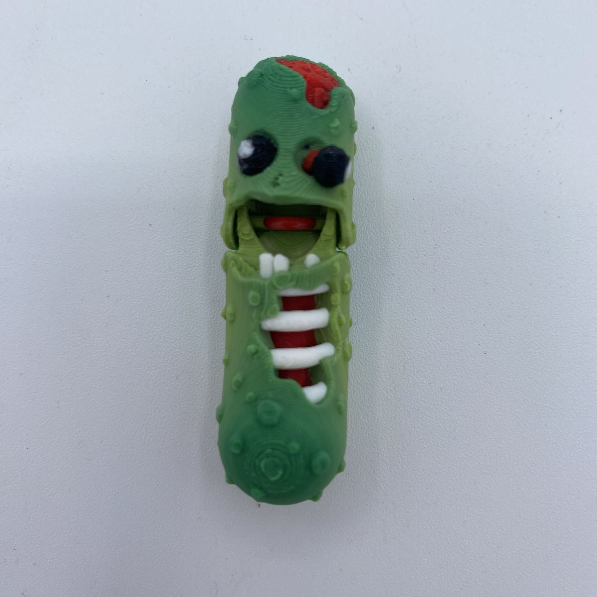 Tickles the Pickle - Articulated 3D Printed Fidget Toy & Keychain
