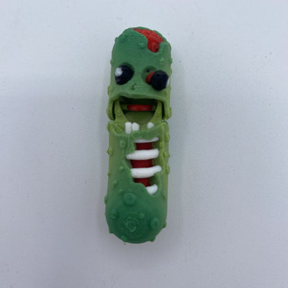 Tickles the Pickle - Articulated 3D Printed Fidget Toy & Keychain